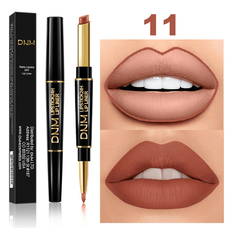 2-in-1 Waterproof Lipstick Lip Liner