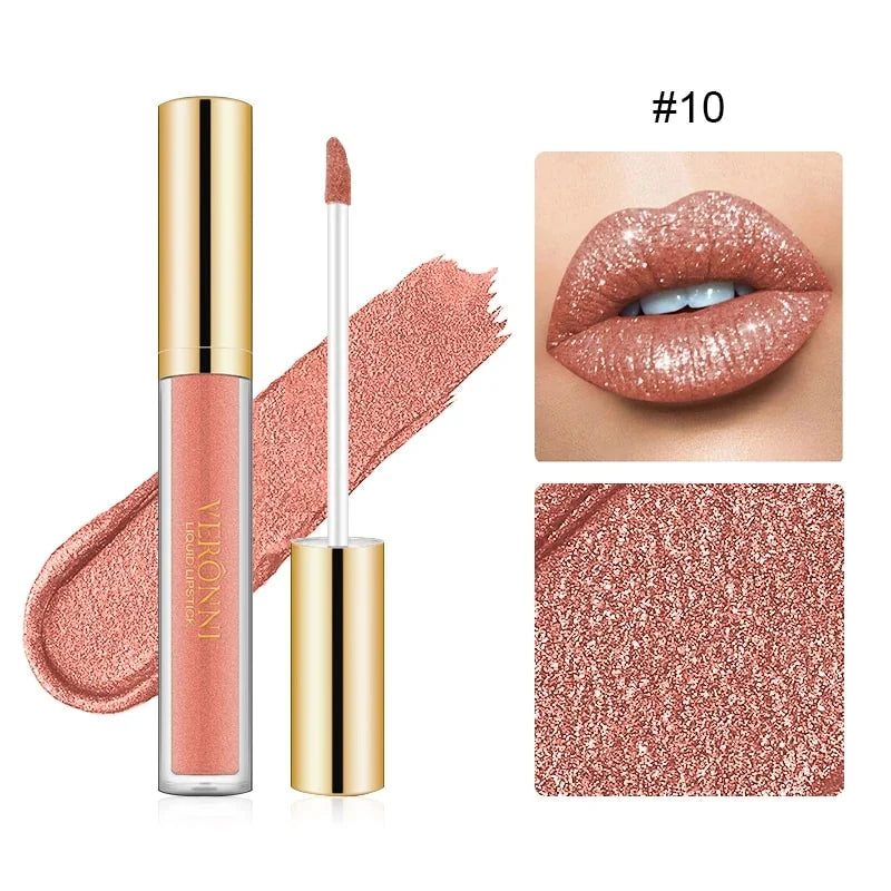 (Hot Sale-40% OFF)Metallic Liquid Diamond Glitter Lipstick